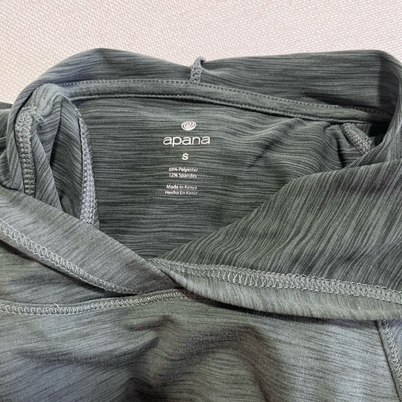Apana Heathered Gray Performance Hoodie - Picture 4 of 5